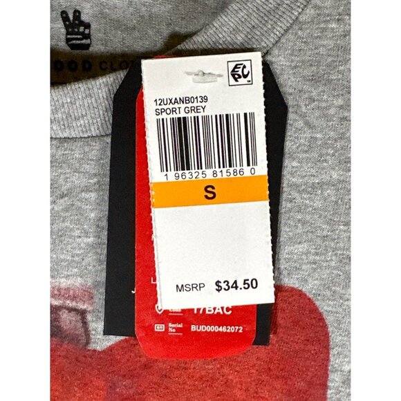 Junk Food Budweiser Mens Crew Neck Short Sleeve Graphic T-Shirt, Size S, NWT - Picture 4 of 5